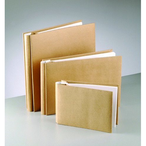 Valokuva-albumi 31 x 31 x 5 cm - ruskea 25 arkkia / 190 g / m