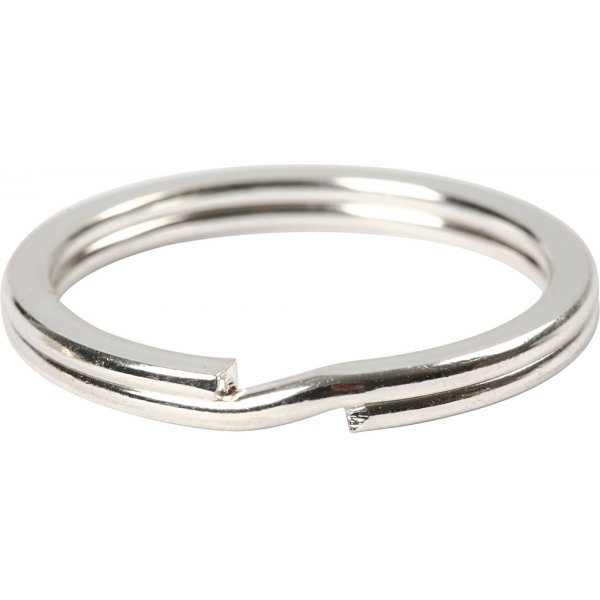 Avaimenperä - hopeoitu - 50 kpl Avaimenperä - hopeoitu - 50 kpl