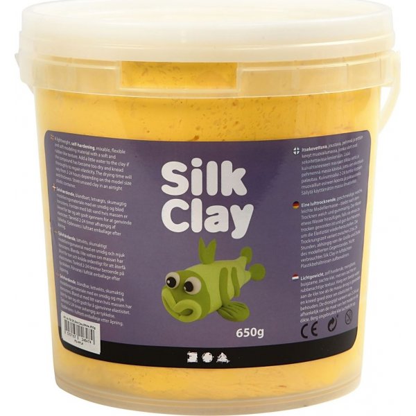 Silk Clay - keltainen - 650 g