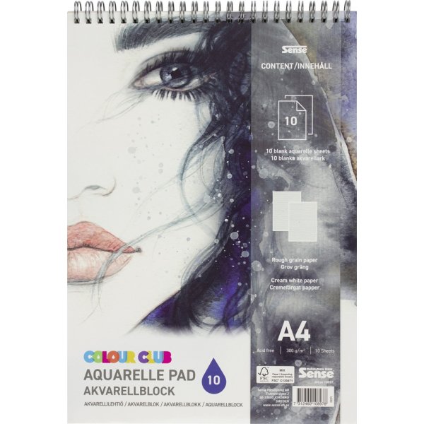Color Club Akvarellityyny Fsc A4 spiraali