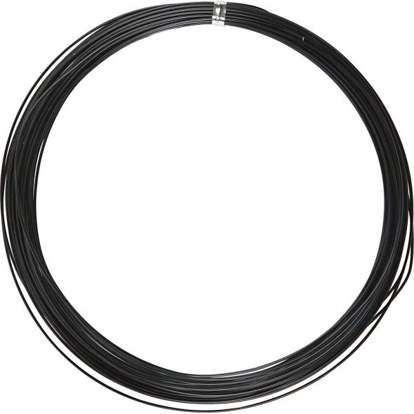 Alumiinilanka - 1 mm - musta - 16 m
