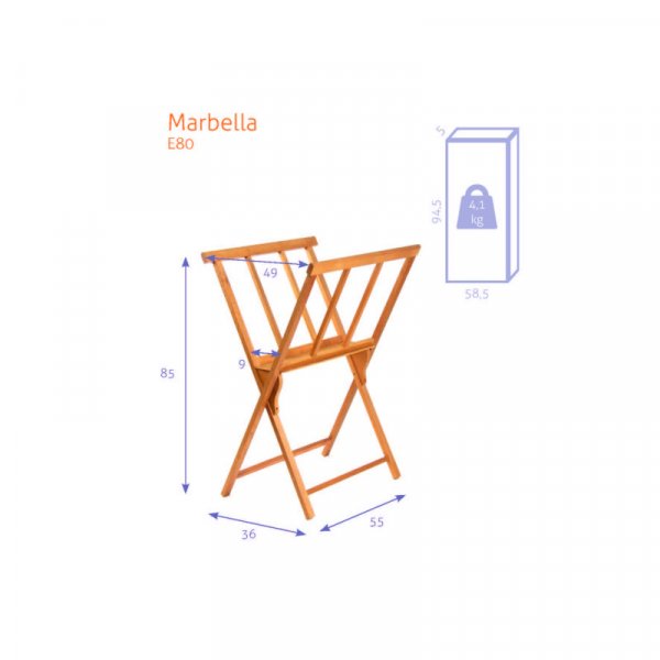 Grafiikkateline - N80 - Marbella (keskikokoinen)
