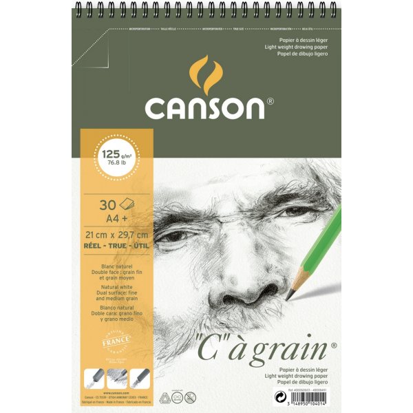 Luonnospaperi C  grain 125g