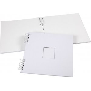 Leikekirja spiraalilla - valkoinen - 30,5 x 30,5 cm Leikekirja spiraalilla - valkoinen - 30,5 x 30,5 cm