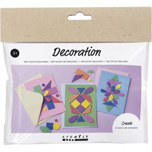 Mini DIY-setti - Korttipalapeli vaahtomuovihahmoilla
