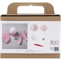 Mini DIY Kit Modeling, vaaleanpunainen, Monster Sally