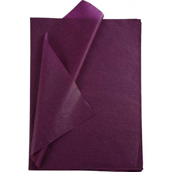 Pehmopaperi - bordeaux - 50 x 70 cm - 14 g - 25 arkkia