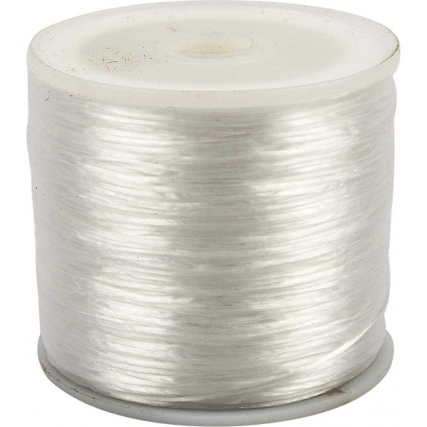 Elastinen korulanka - 1 mm - litte - 100 m