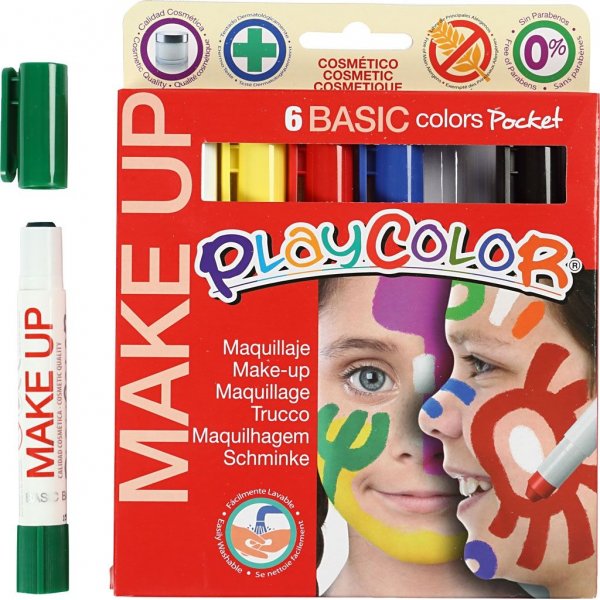 Playcolor Make up - sekavrit - 6 x 5 g