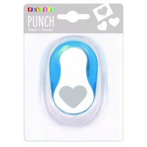 Punch syd�n 2,5 cm - Sininen/valkoinen