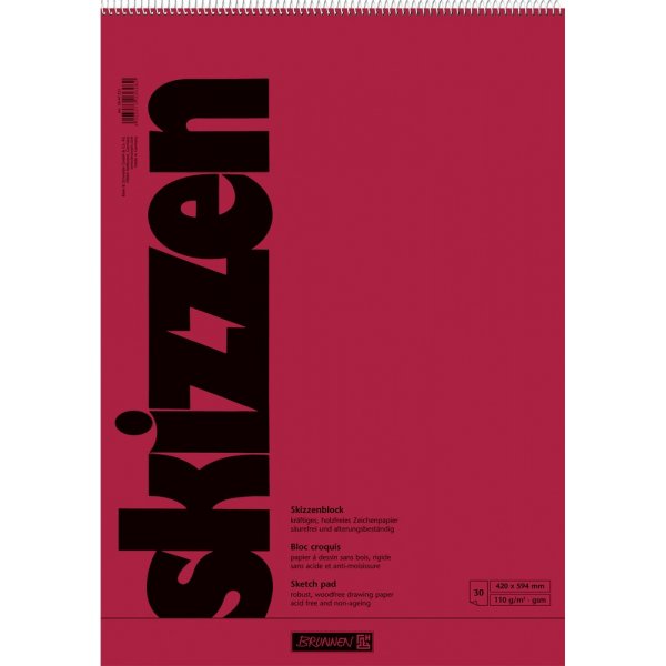 Brunnen Sketchpad - A2 110g (30 sivua)