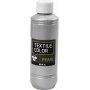 Tekstiiliväri - hopea - helmiäinen - 250 ml