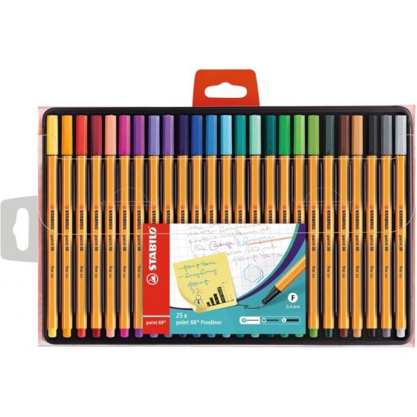 Fineliner Point 88 - 25 kpl