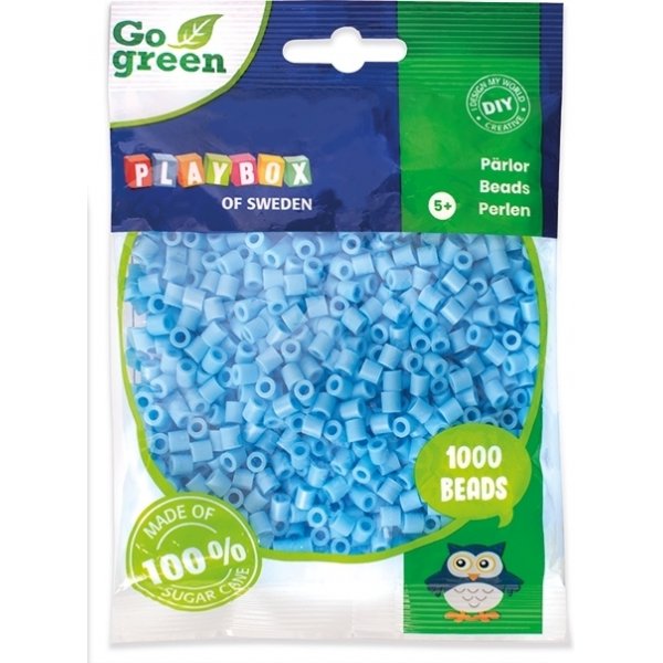 Putkihelmet Go green 1000 kpl Vaaleansininen