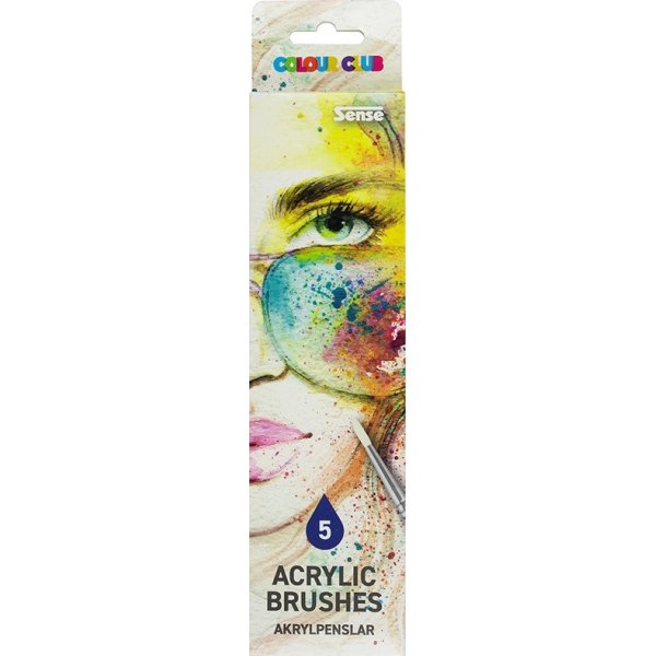 Color Club Akryyliharjasetti 5-P