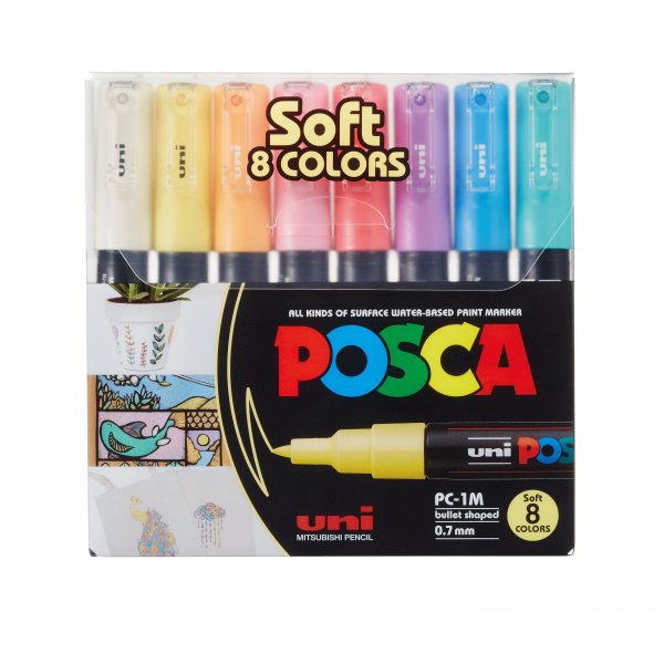 Uni Posca PC-1M - 8 pehme vri