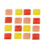 MosaixPro - lasimosaiikki 10 x 10 mm - punainen sekoitus 200 g ~ 302 kpl.