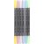Tekstiilimerkit - pastelliv�rit - 6 kpl