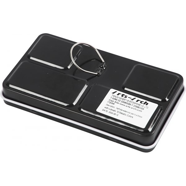 Art Aqua akvarellimaalit - metallivrit - 12 kpl