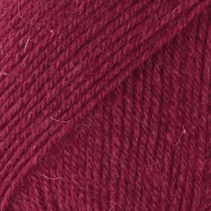 DROPS Fabel Uni Color lanka - 50g - Rubiininpunainen (113) DROPS Fabel Uni Color lanka - 50g - Rubiininpunainen (113)