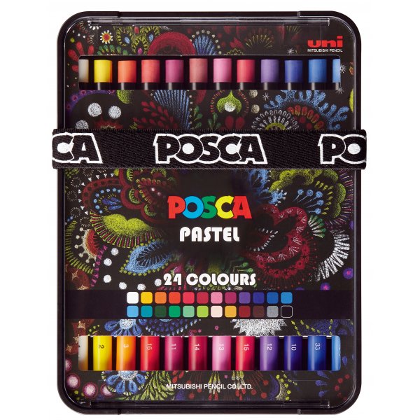 Posca KPA-100 - Pastelli - 24 kpl