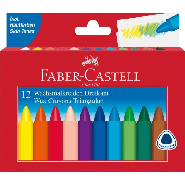 Crayons Triangle - 12 vri