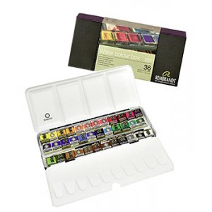Rembrandt Watercolour De Luxe Set (36 väriä 1/2 kuppia) Rembrandt Watercolour De Luxe Set (36 väriä 1/2 kuppia)