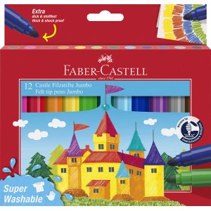 Merkkikynä - Faber-Castell - Jumbo Superpestävä Merkkikynä - Faber-Castell - Jumbo Superpestävä