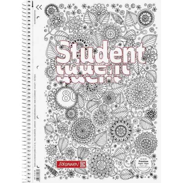 Muistilehti - Zentangle A4 90 g - ruudullinen