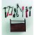 Miniatyyri 5 x 4 cm - 9 osaa Ty�kalulaatikko ty�kaluineen