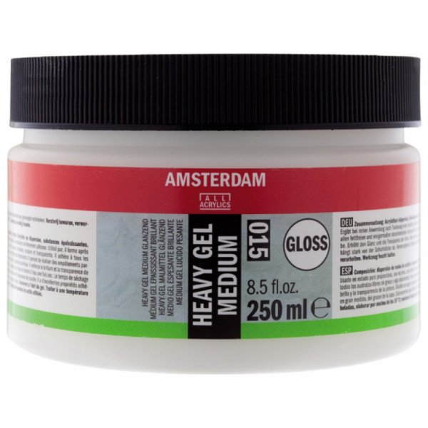 Amsterdam akryyli medium - Heavy gel medium - Kiiltv