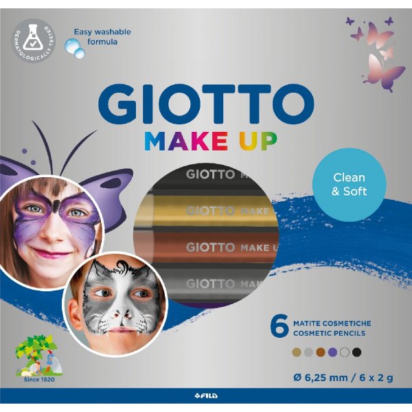 Meikkikyn Giotto 6 kpl - Metallinen
