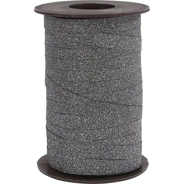 Lahjanauha - musta - glitter - 100 m