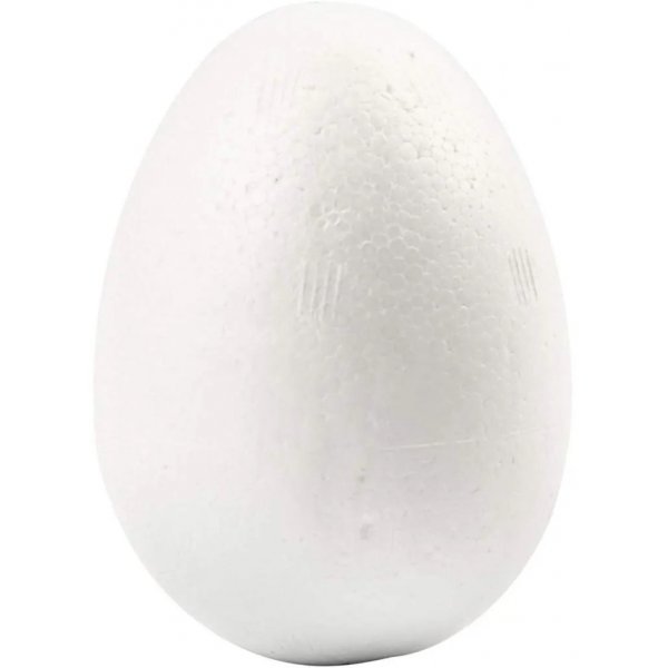 Frigolit munat - Valkoinen - K6 cm - 50 kpl