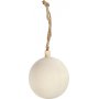 Puinen joulupallo ripusteella - 5,5 cm
