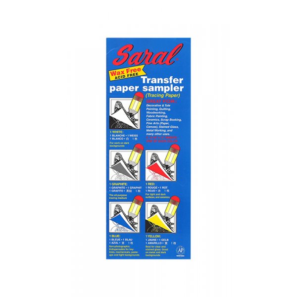 Saral-paperi - Universal Set - 5 eri arkkia 21,6*27,9cm