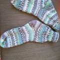 Asiakaskuva DROPS Fable Print -lanka - 50g - Turkoosi/sininen (522)