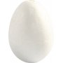 Frigolit munat - Valkoinen - K6 cm - 5 kpl