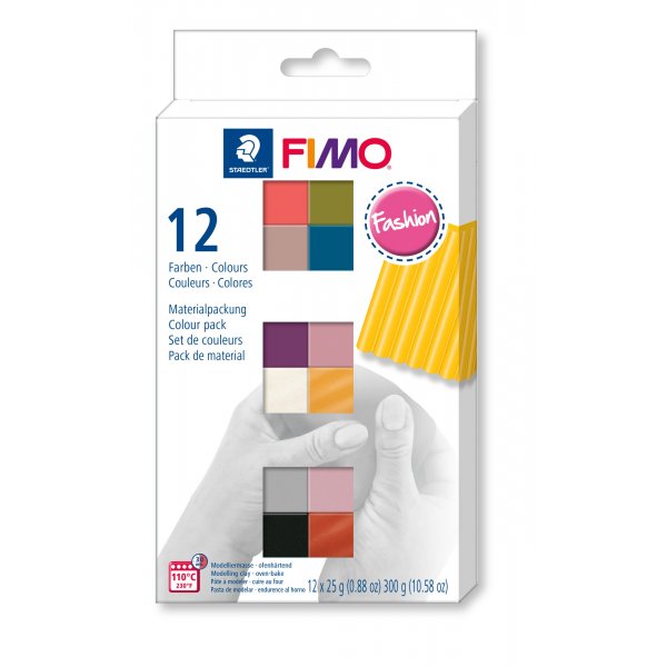 Malli Fimo Soft Set 12x1/2 - Muoti
