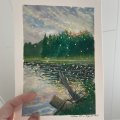 Asiakaskuva Akvarellilohko Liimattu Kylm�puristetut Kaaret 300g - 23x31 cm