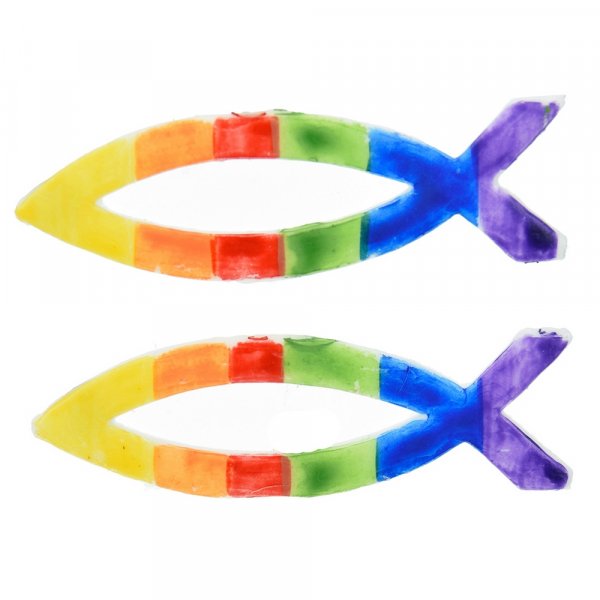 Vahakoristeet - Rainbow Fish (48x19 mm)