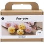 Mini DIY Kit Pompom, sekavrej, Kanat