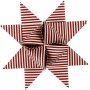 Thtinauhat - punainen - valkoinen - 18 cm - 40 nauhaa