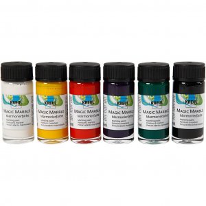 Magic Marble -maali - Vakiov�rit, 6 � 20 ml