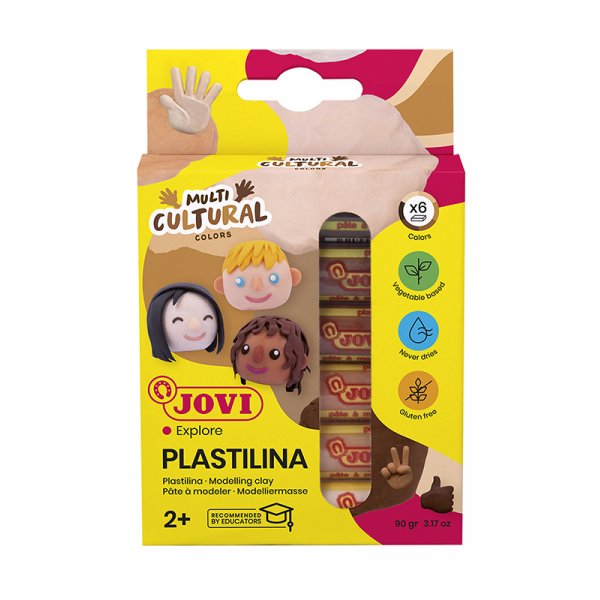 Savi - Jovi Plastilina - 6 kpl sekavrej 15 g