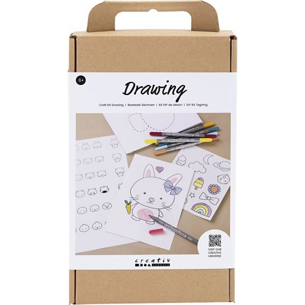 DIY Kit Draw - pastellivrit - Sekalaiset hahmot