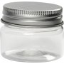 Muovipurkki kannella - 35 ml - 10 kpl