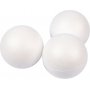 Styroksipallot - valkoinen - 10 cm - 25 kpl