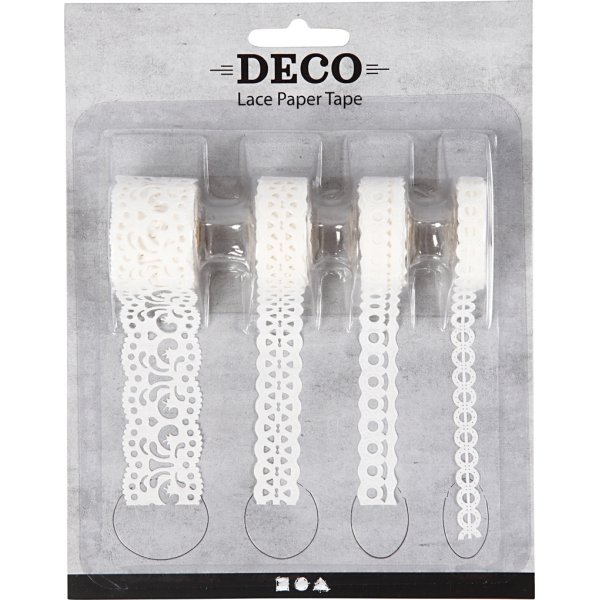 Paperipitsi - valkoinen - 4 x 2 m Paperipitsi - valkoinen - 4 x 2 m