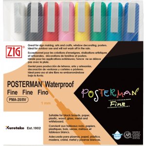 ZIG Posterman Fine -tussi 8 v�ri�